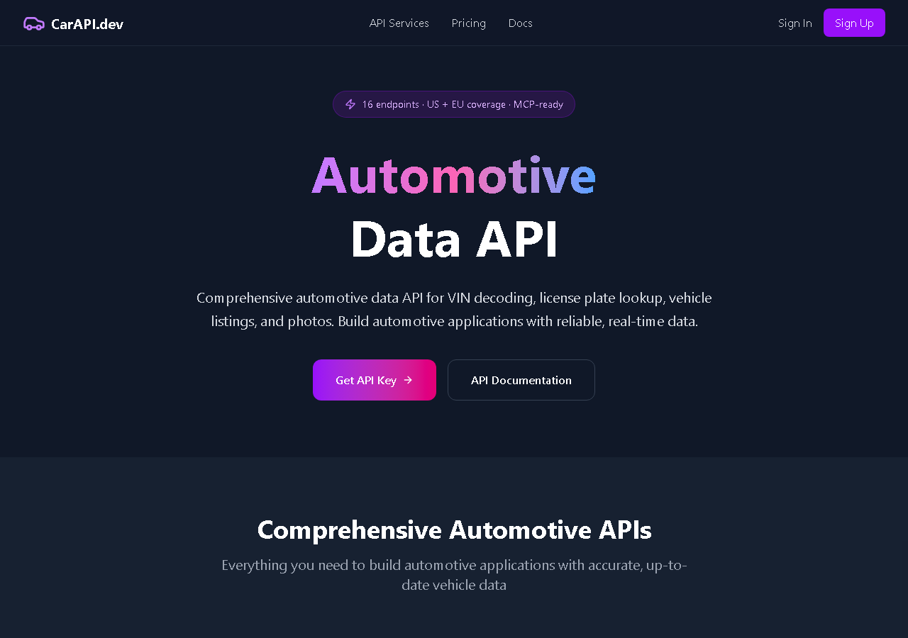 CarAPI.dev