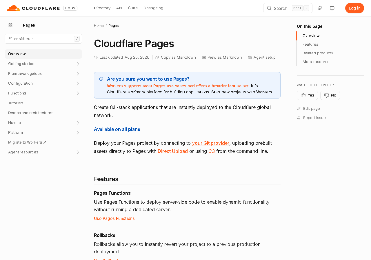 Cloudflare Pages — 协作者部署功能（API+Dashboard）