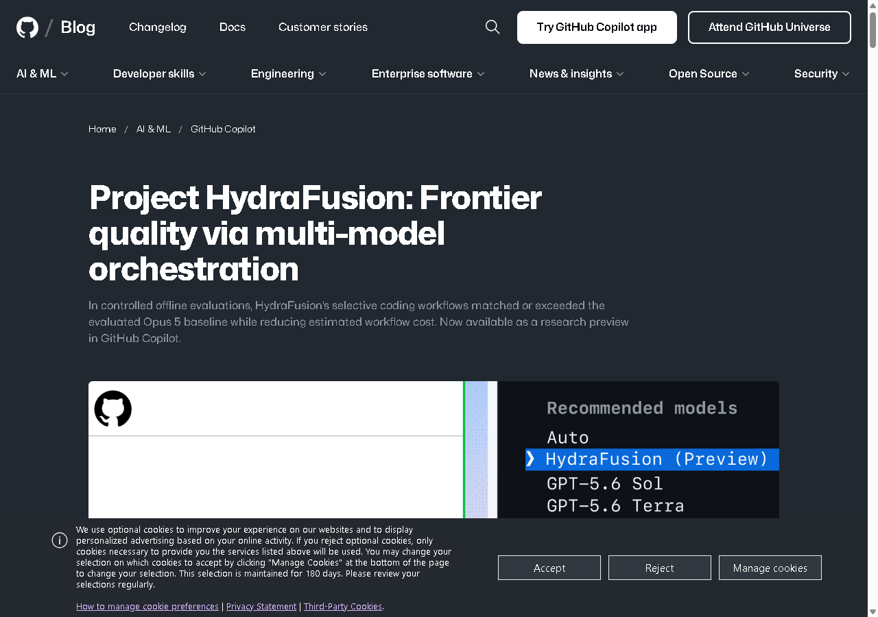 Project HydraFusion: Frontier quality via multi-model orchestration